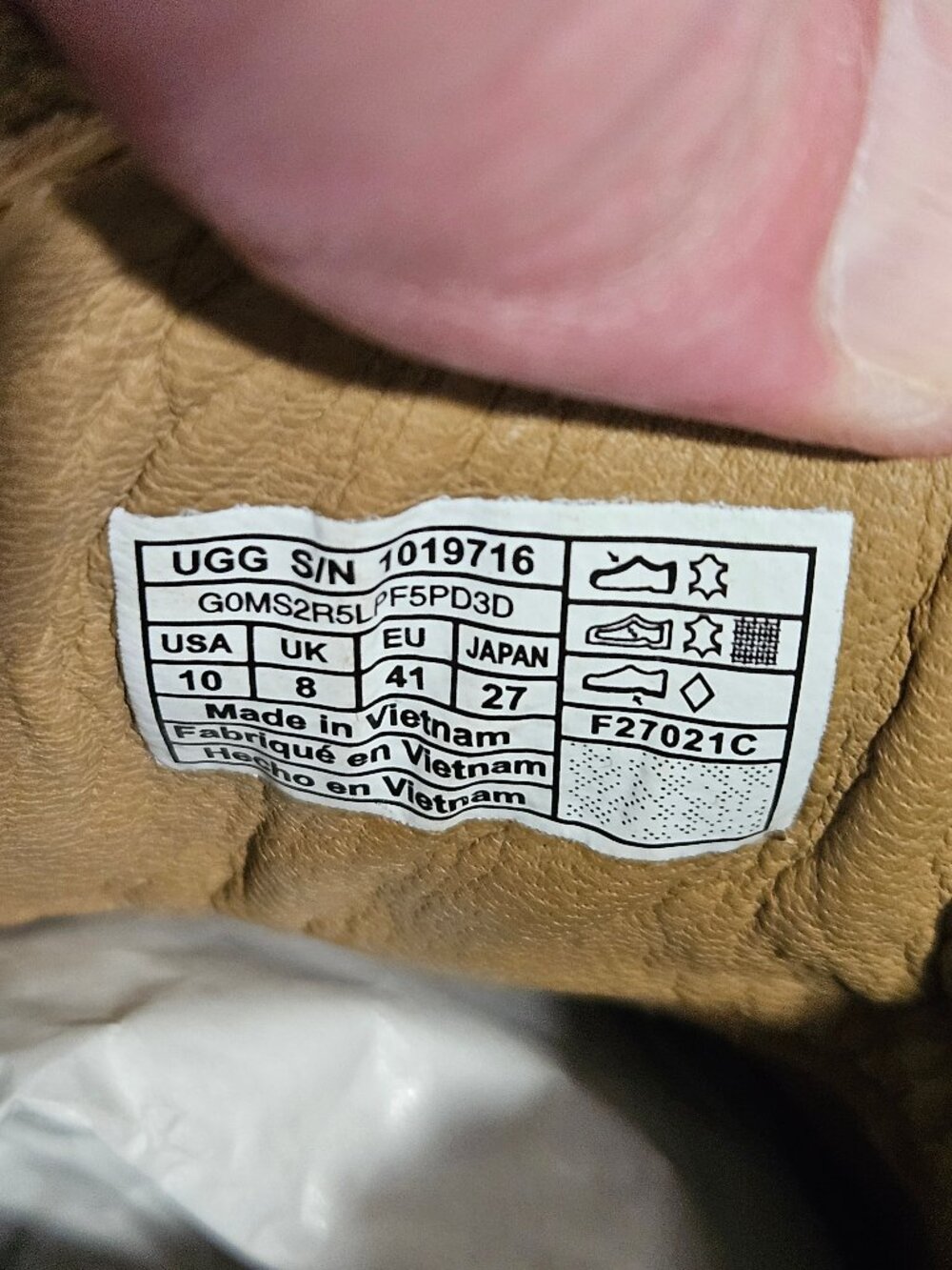 UGG Women's Olive Shearling-Lined Nubuck Leather Sneaker Boot, Tan, Sz 10 - Picture 16 of 16